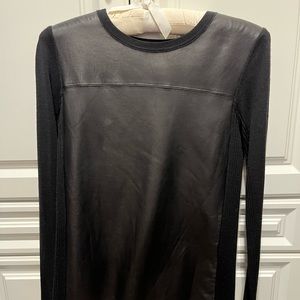 NWOT Vince leather sweater - XS
